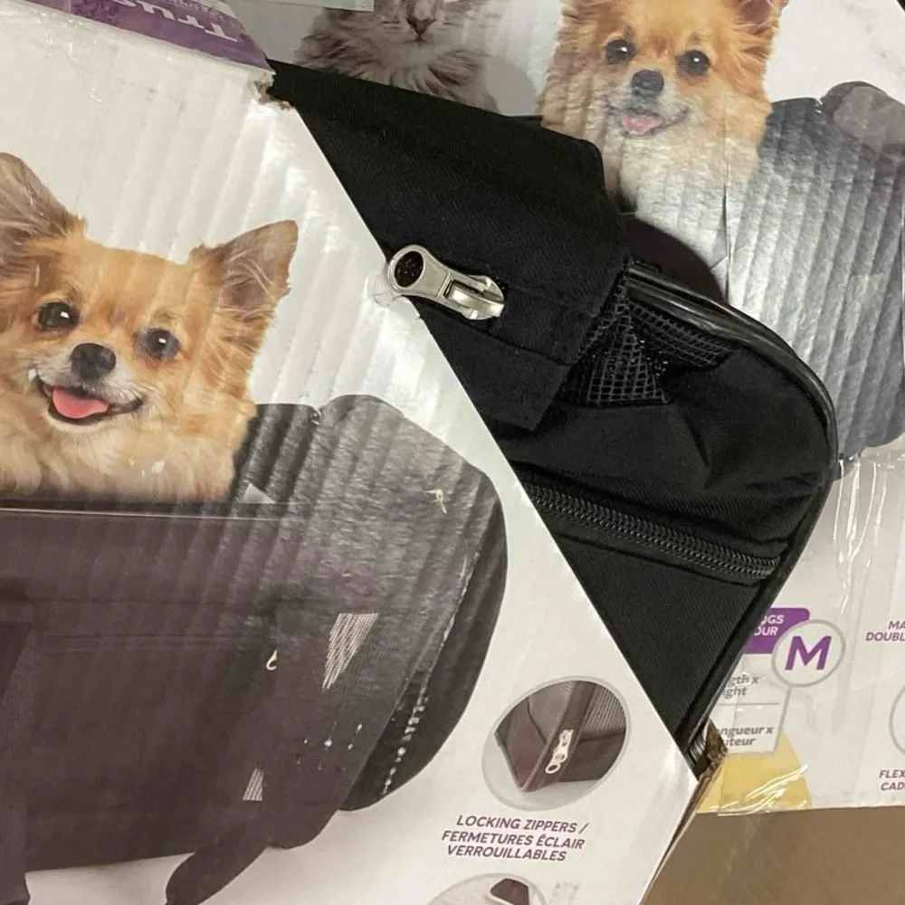 TrustyPüp EASY EXPLORER Pet Carrier | NIB | Black | Size: M